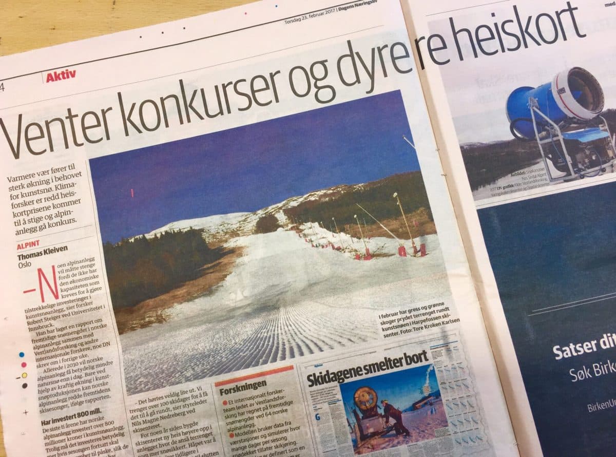 FOTO til ALPINTARTIKKELEN til A. BJARTNES