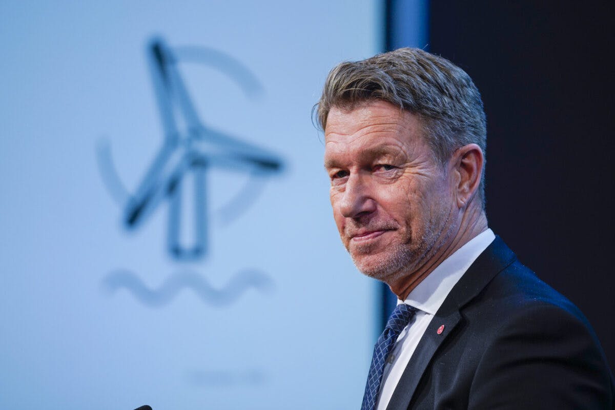 Olje- og energiminister Terje Aasland pressekonferanse om rammevilkår for utbygging av havvind