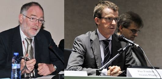 Leif Ervik (til v.) og Per Fredrik Pharo.