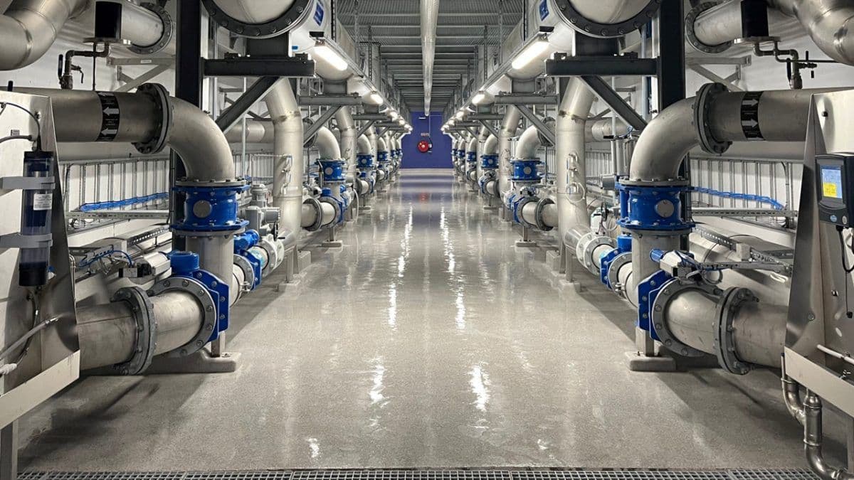 Et vannbehandlingsanlegg