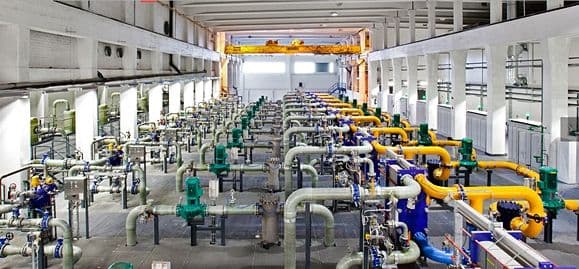 Fra kjøleanlegget til Googles datasenter i Hamina, Finland (foto: Google)