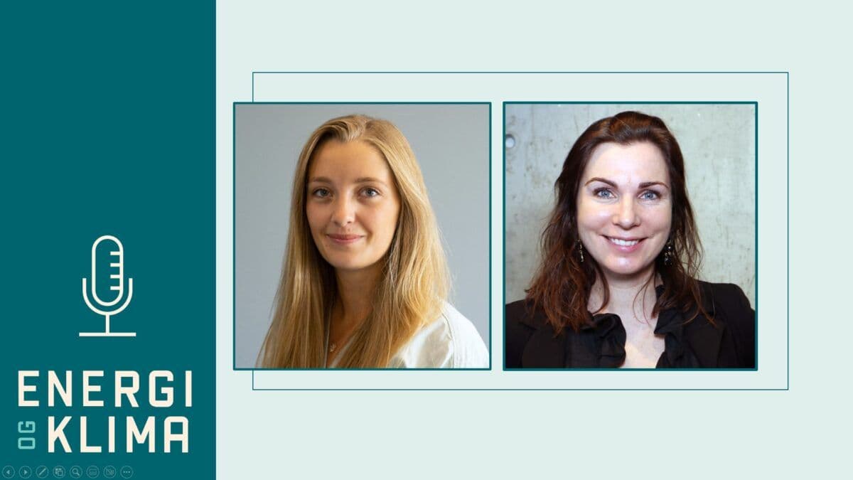 Podcast-episode med intervjuer med to kvinnelige fagfolk om temaet energi og klima.