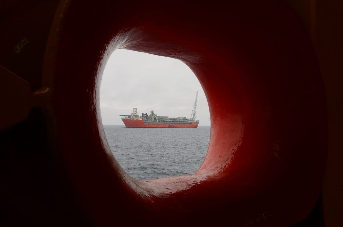 Fremtidsvinner? Produksjons- og lagringsskip på gass- og kondensatfeltet Skarv i Norskehavet.