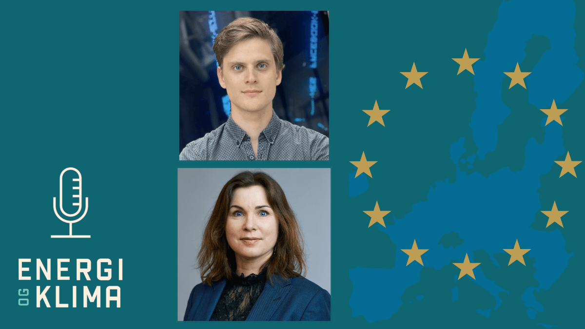 Energi og Klimas korrespondent i Brussel, Philippe Bédos Ulvin og podkastvert Kirsten Å. Øystese