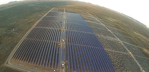 Solkraftanlegget i Kalkbult Sør-Afrika (foto: Scatec Solar)