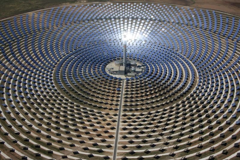 Gemasolar solvarmekraftverk nær Sevilla i Andalusia, Spania. (Foto: Torresol Energy)