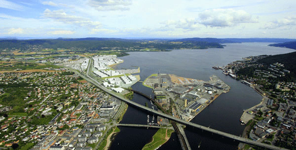 Bidrag fra LPO til idekonkurranse om fjordbyen Lierstranda holdt i 2011.