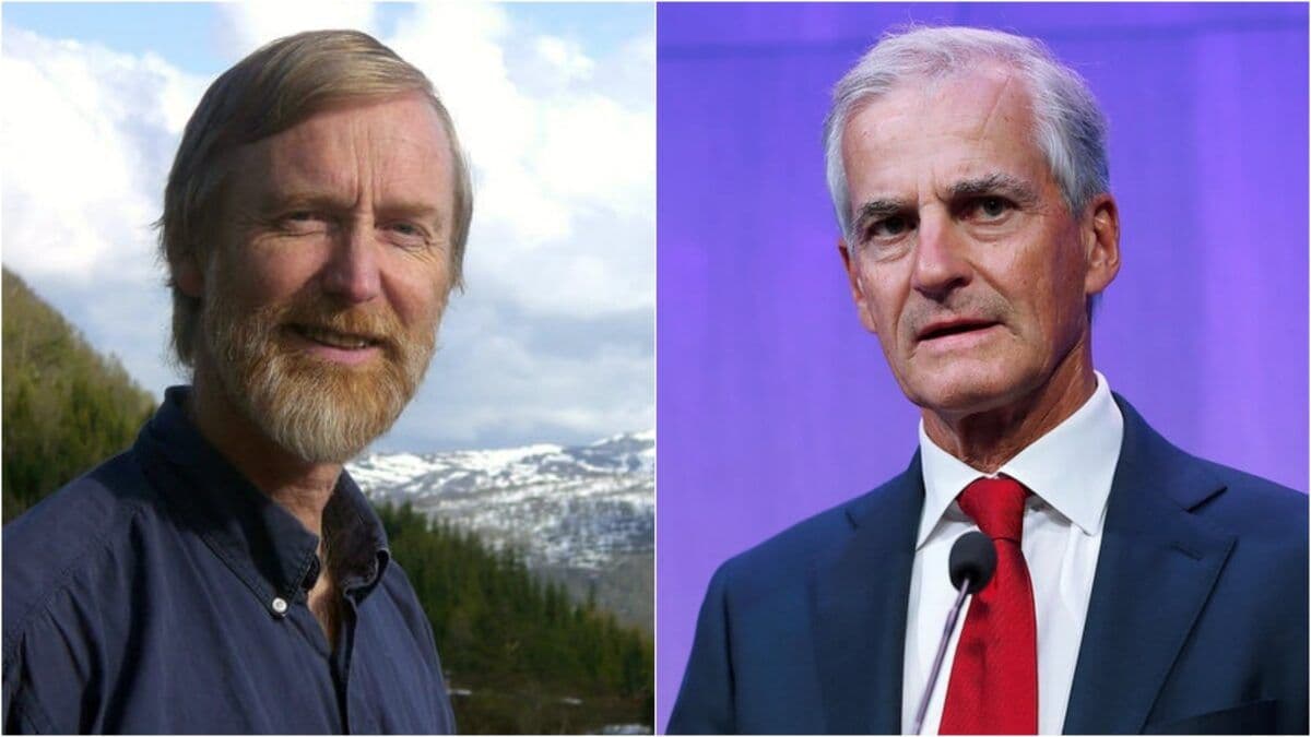 erling moxnes og jonas gahr støre - to bilder sammenstilt